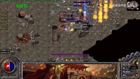 传奇微端登录界面黑